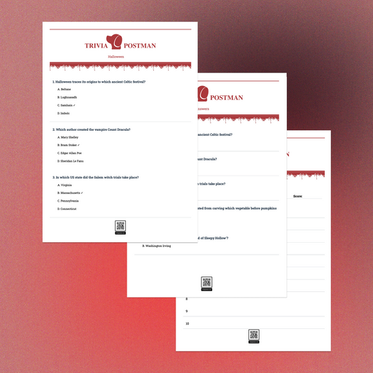 Halloween General Knowledge Trivia (Volume 01) - 40 questions